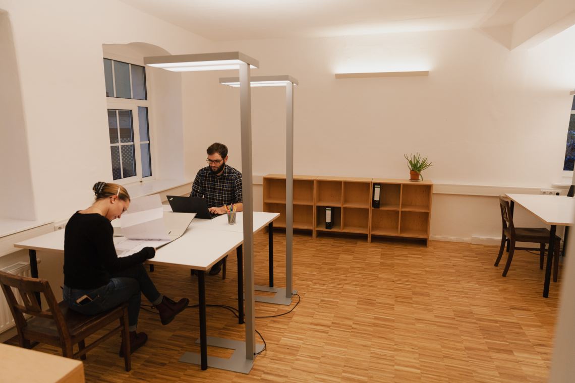 Arbeitsplätze im Gründer:innenHaus: Florian Loppnow Arbeitsplätze und Gründer:innenHaus: Florian Loppnow